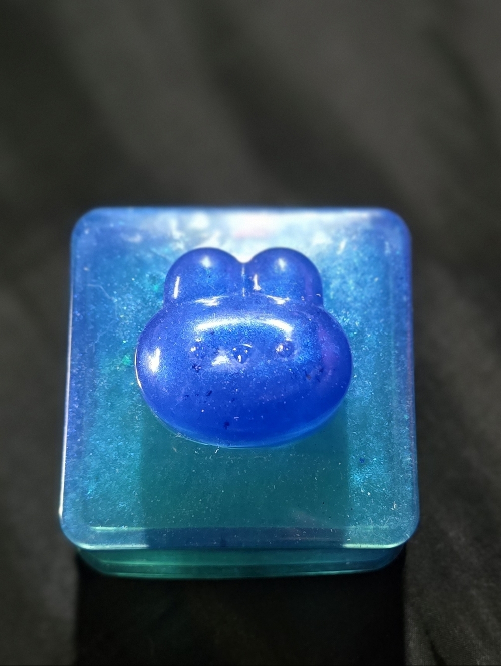 Blue Bunny Trinket Jar